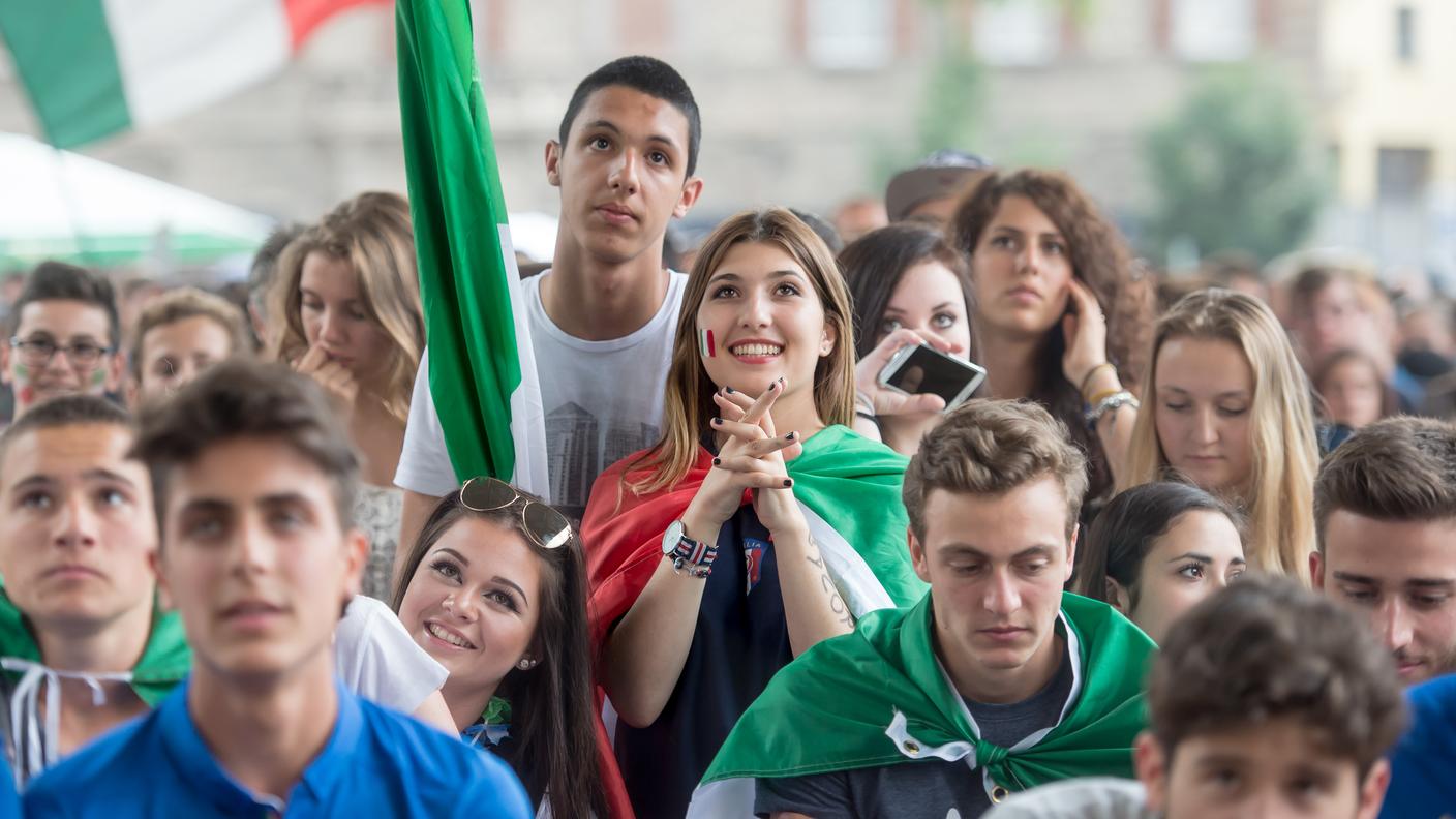 La tensione durante la partita