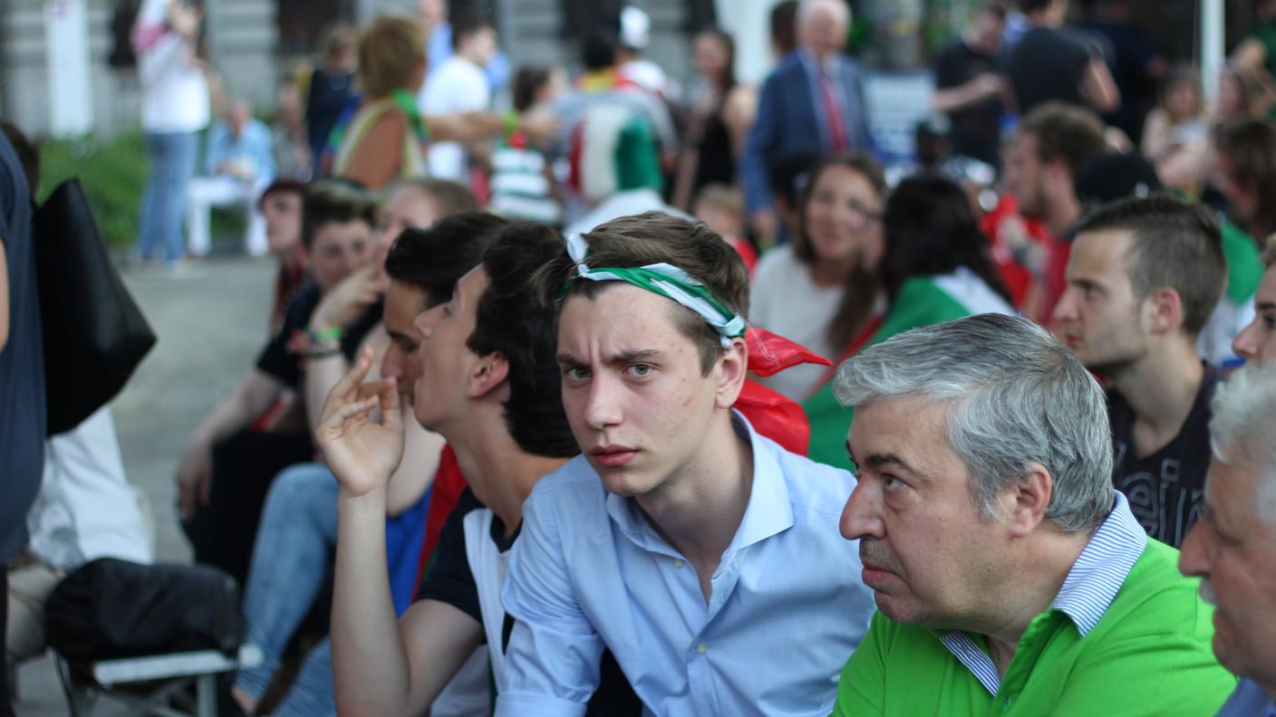 Tifosi tesi prima della partita