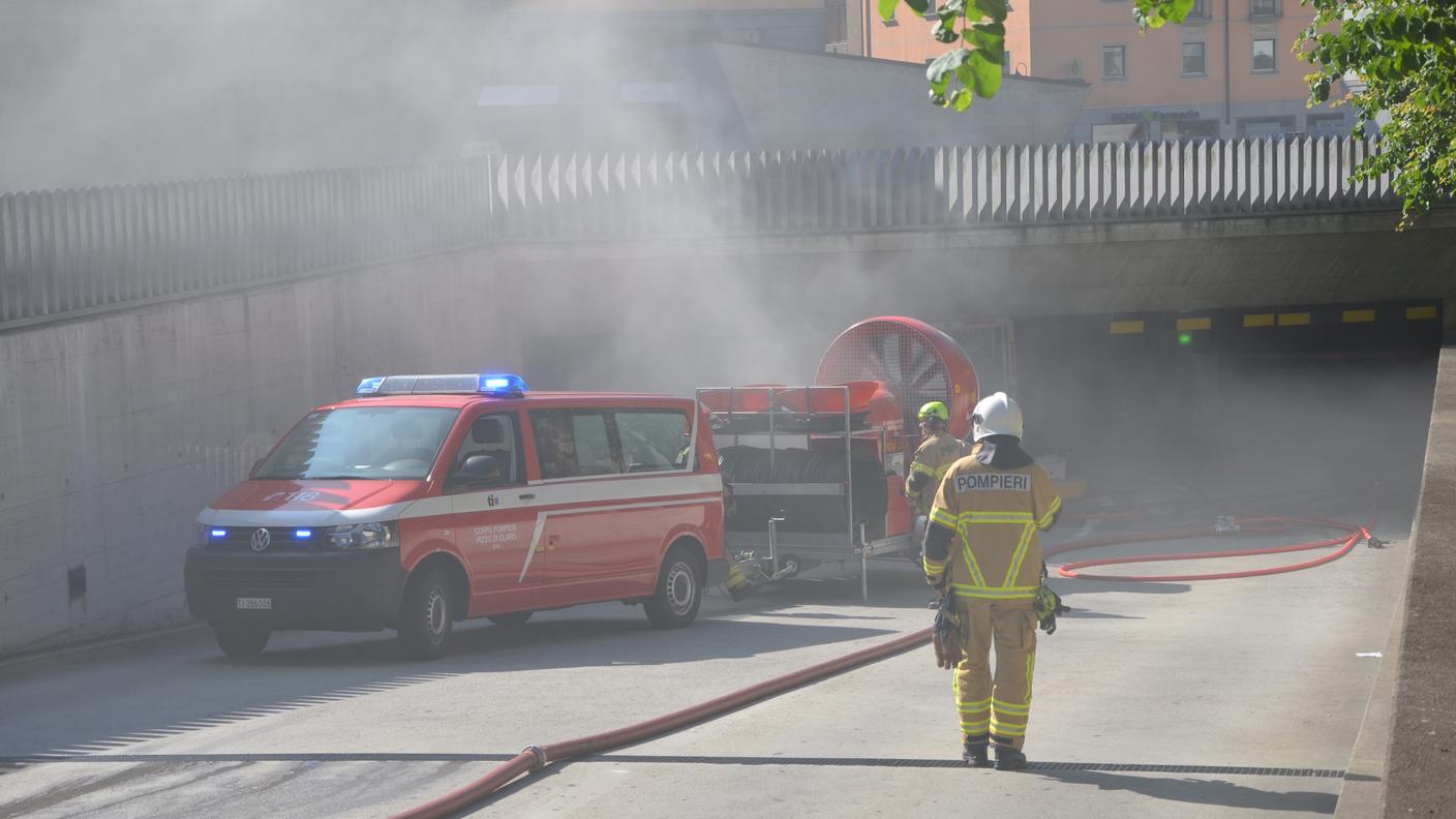 Il fumo aveva invaso la struttura