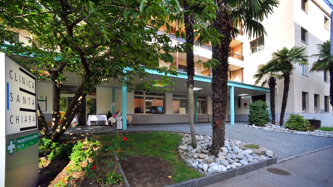 L'entrata della clinica