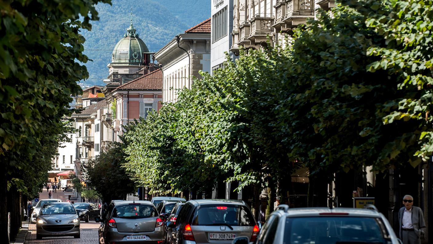 Viale Stazione è stato teatro giovedì di un violento litigio