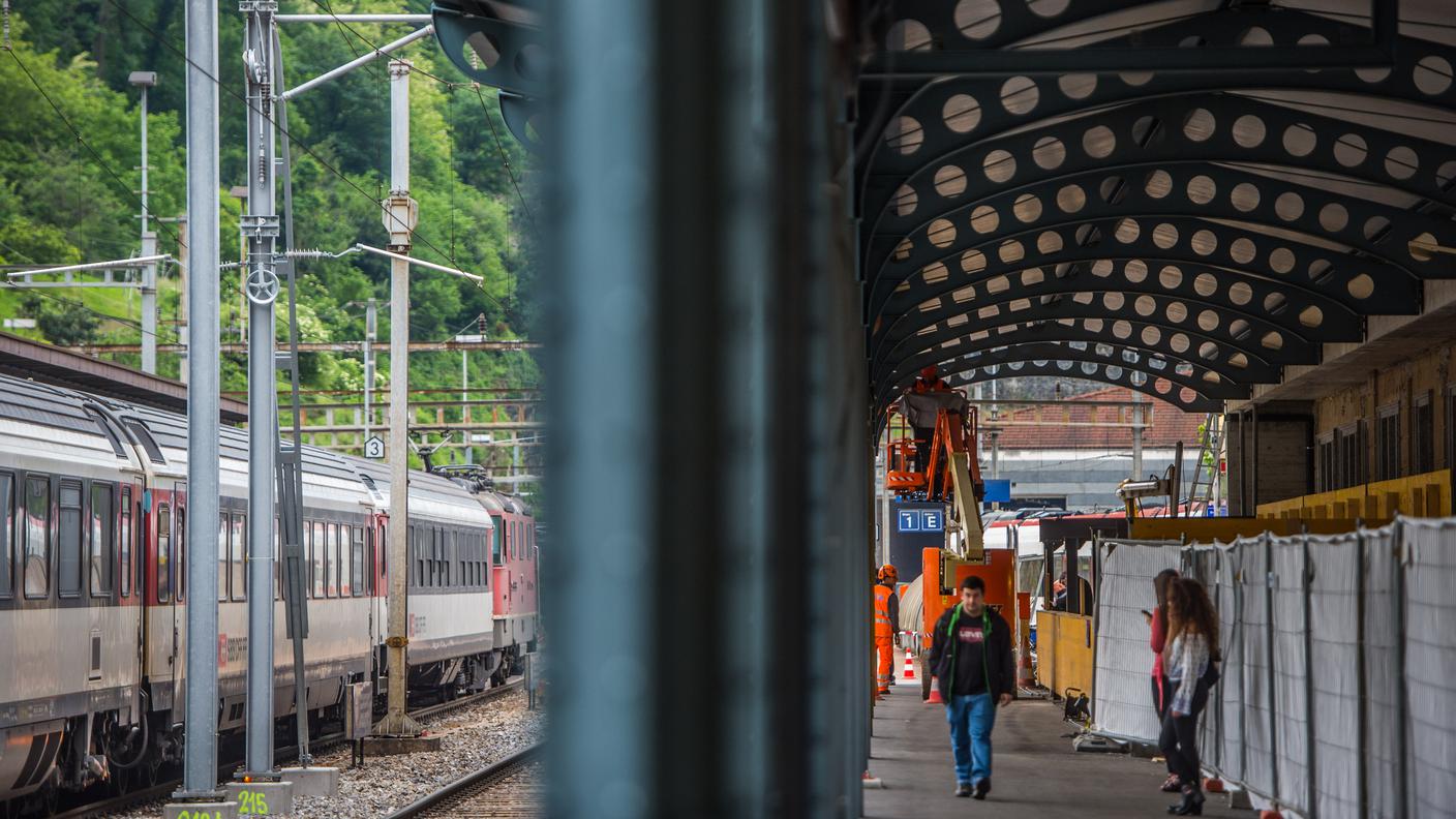 La stazione di Bellinzona
