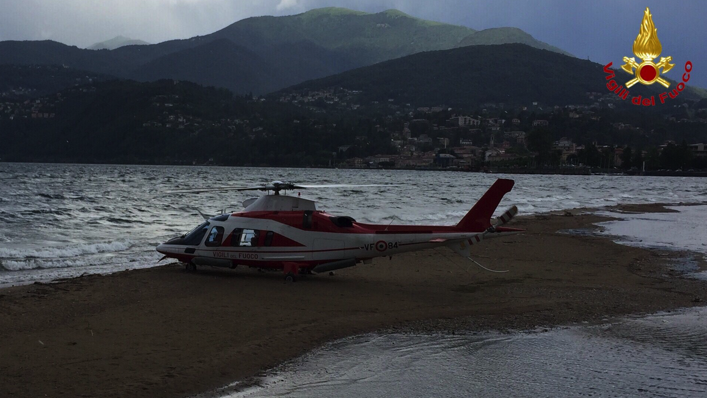 Vigili del fuoco in azione