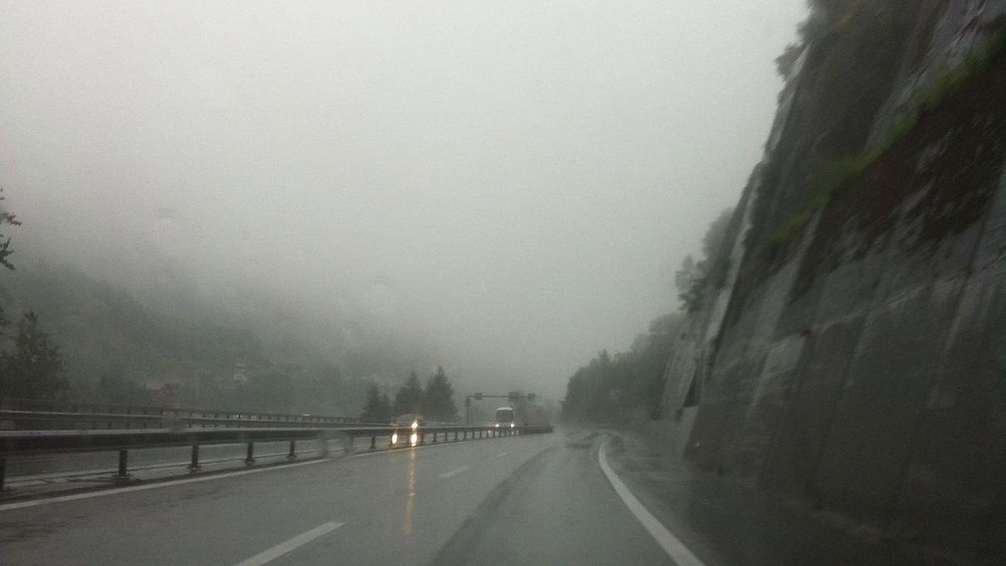 All'uscita del San Gottardo