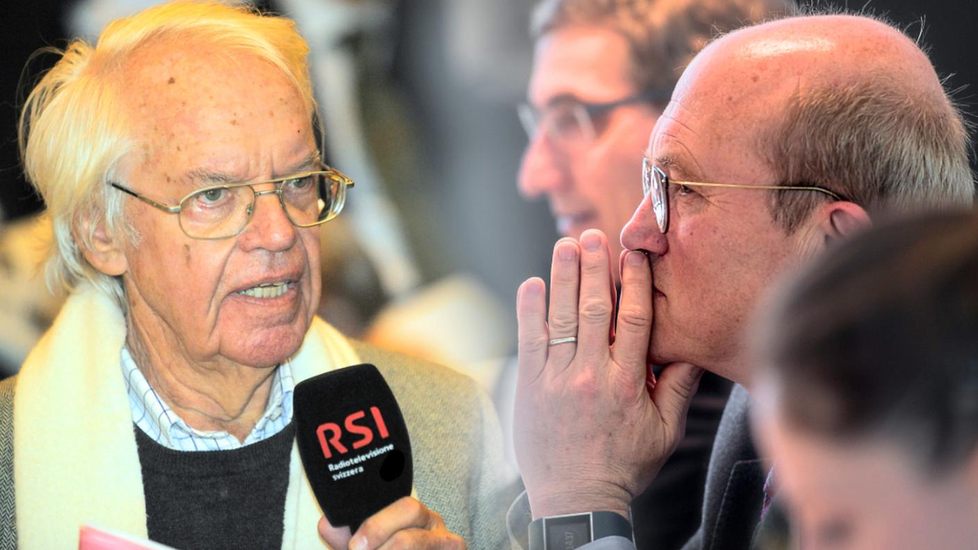 Nel montaggio, Marco Blaser (a sinistra) e Luigi Pedrazzini (a destra)