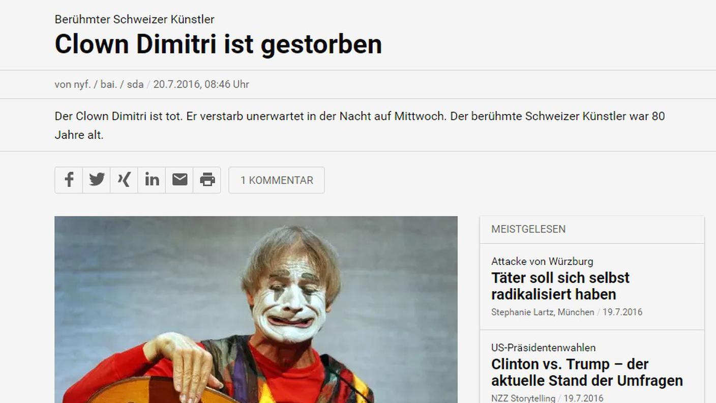 Neue Zuercher Zeitung (clicca sull'immagine per ingrandirla)