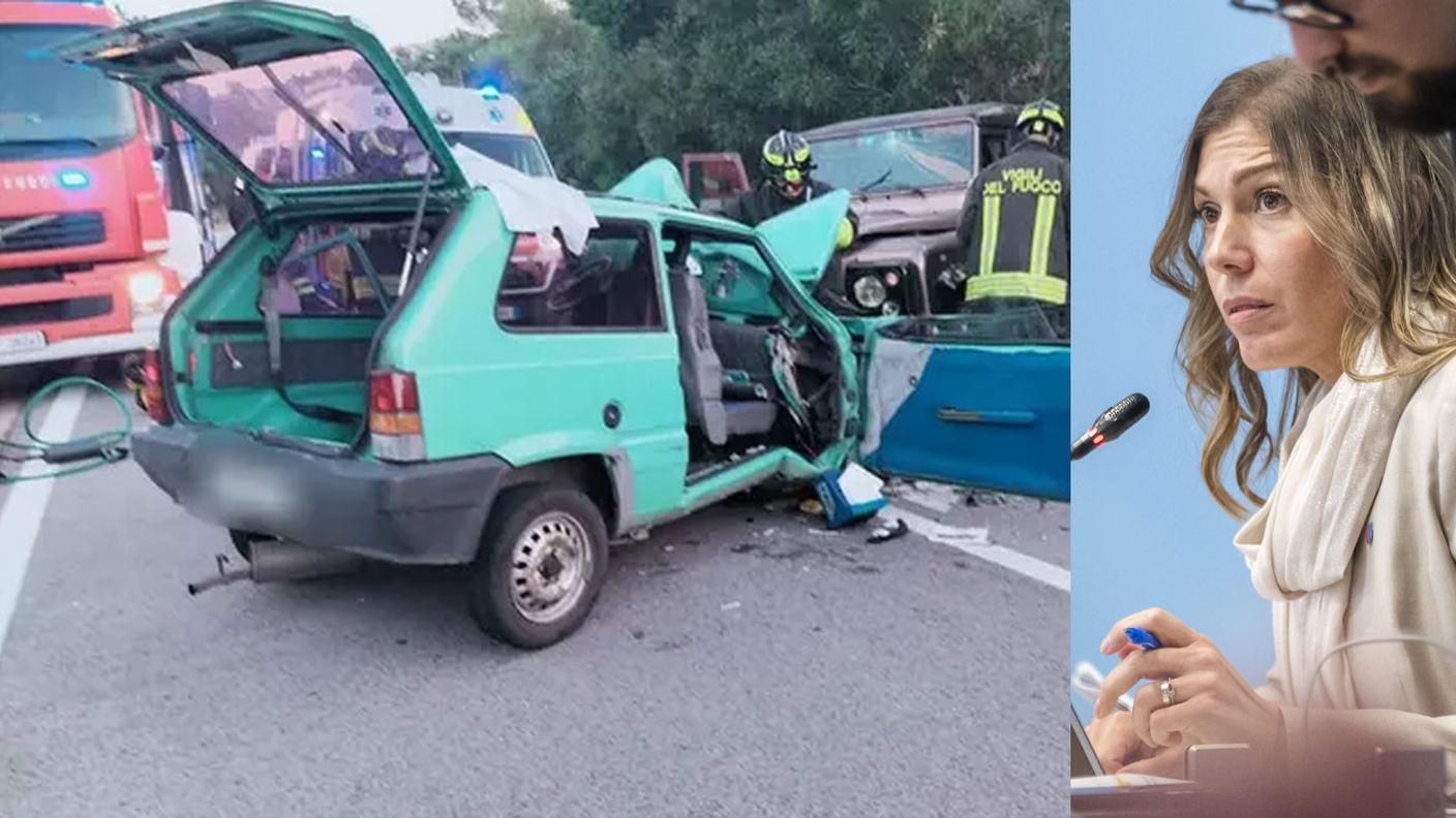 È rimasta coinvolta nello scontro mentre si trovava in auto con il municipale di Paradiso Antonio Caggiano