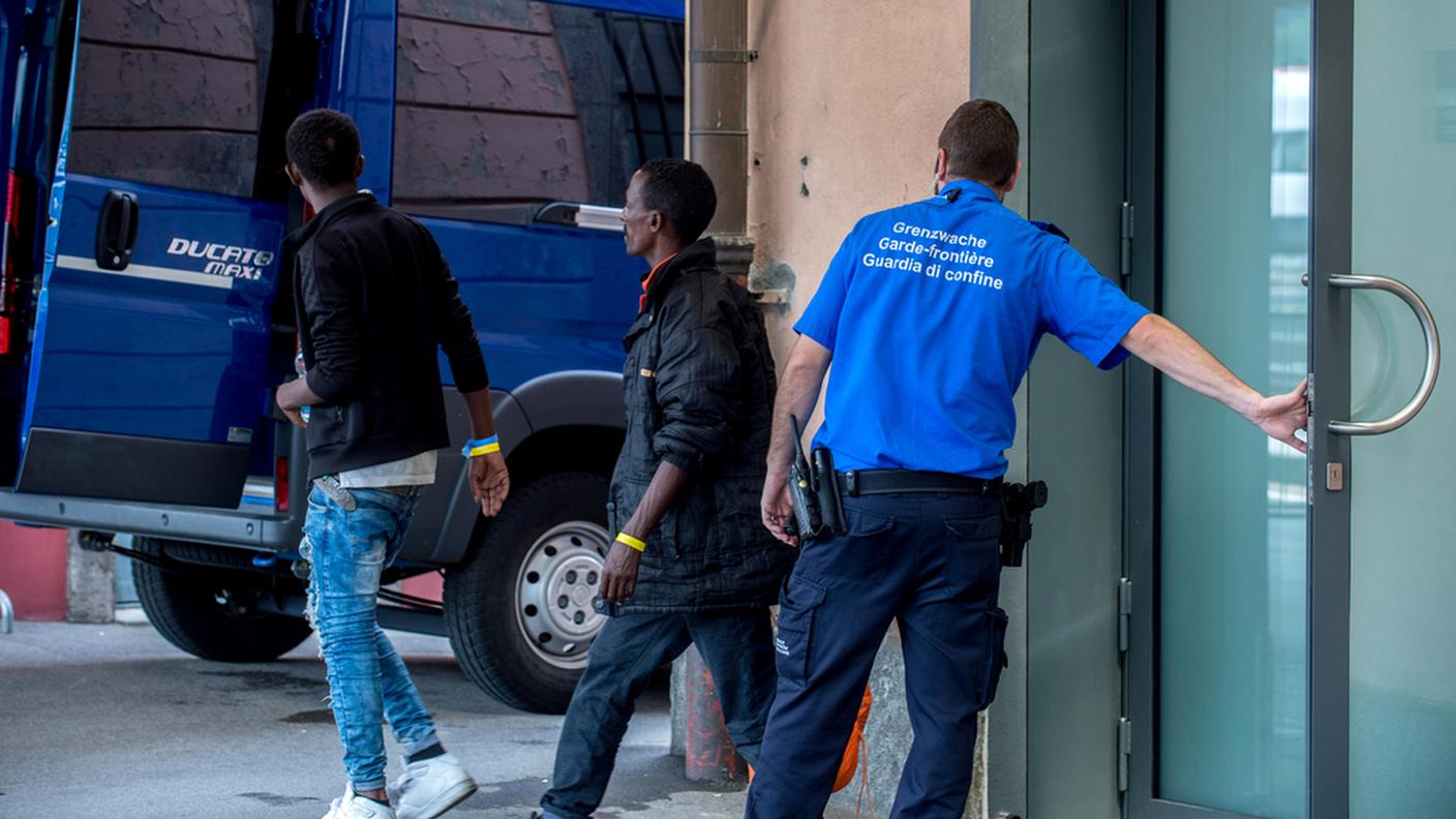 Le guardie di confine hanno gestito l'aumento degli arrivi con le loro forze