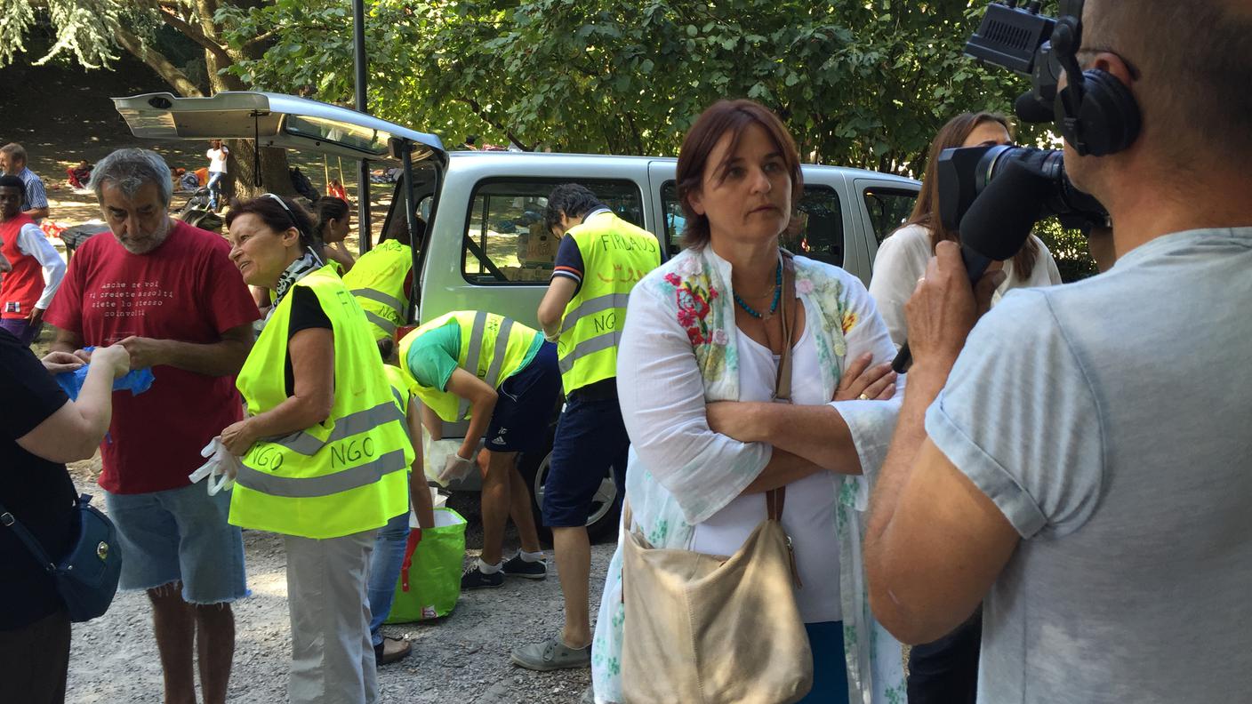 La deputata ticinese Marina Carobbio venerdì a Como