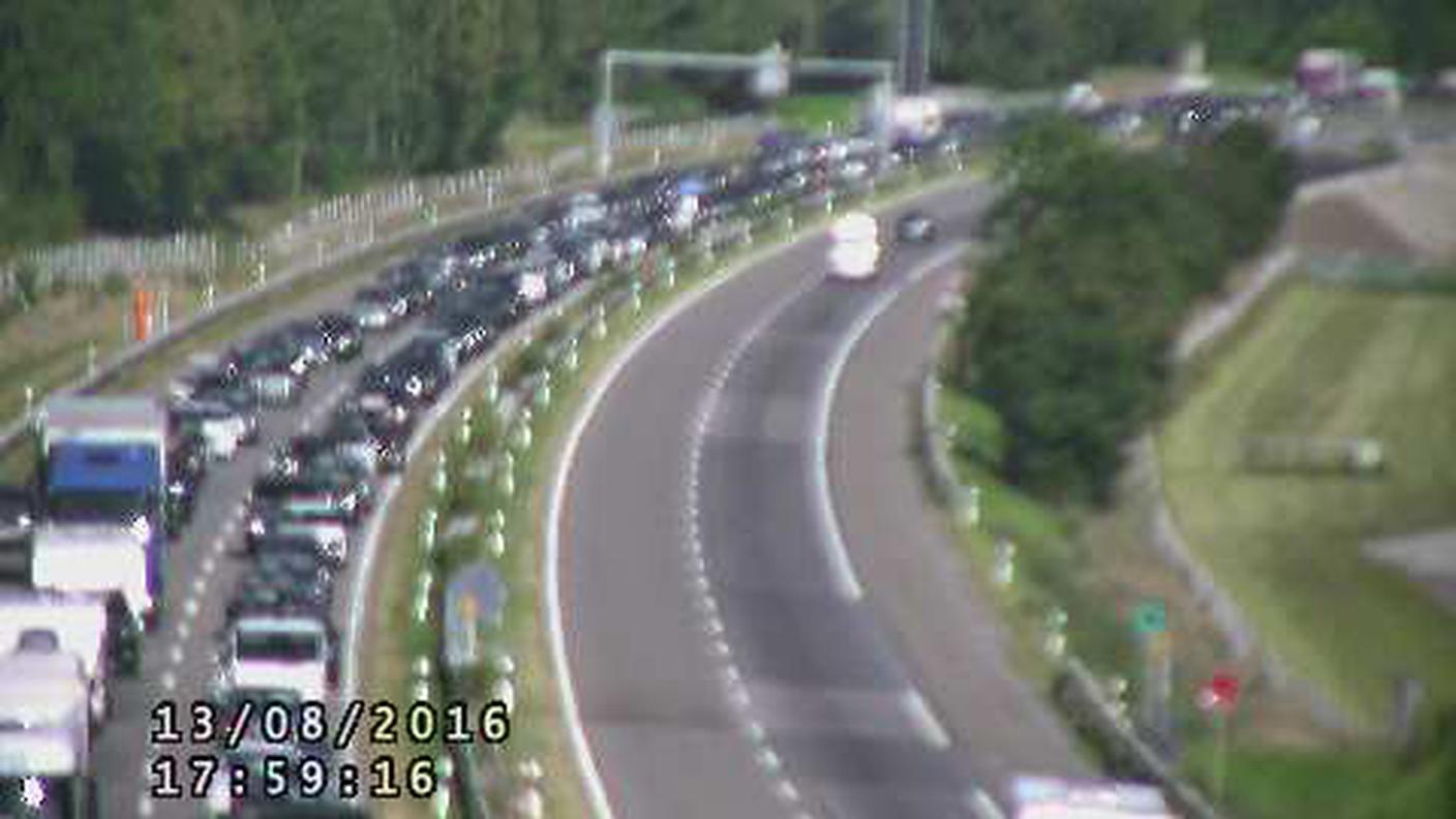 La situazione al portale sud intorno alle 18