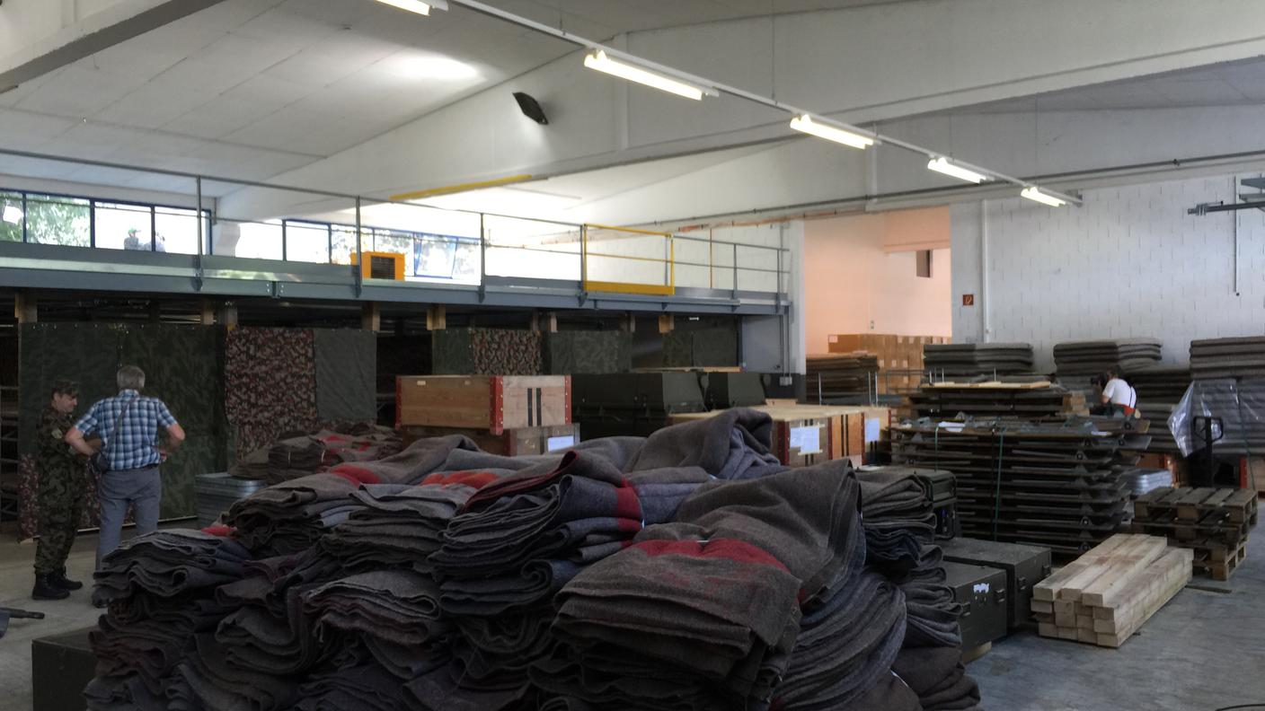 Nel capannone potranno essere alloggiate fino a 150 persone