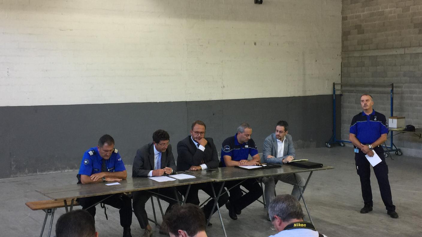 Un momento della conferenza stampa