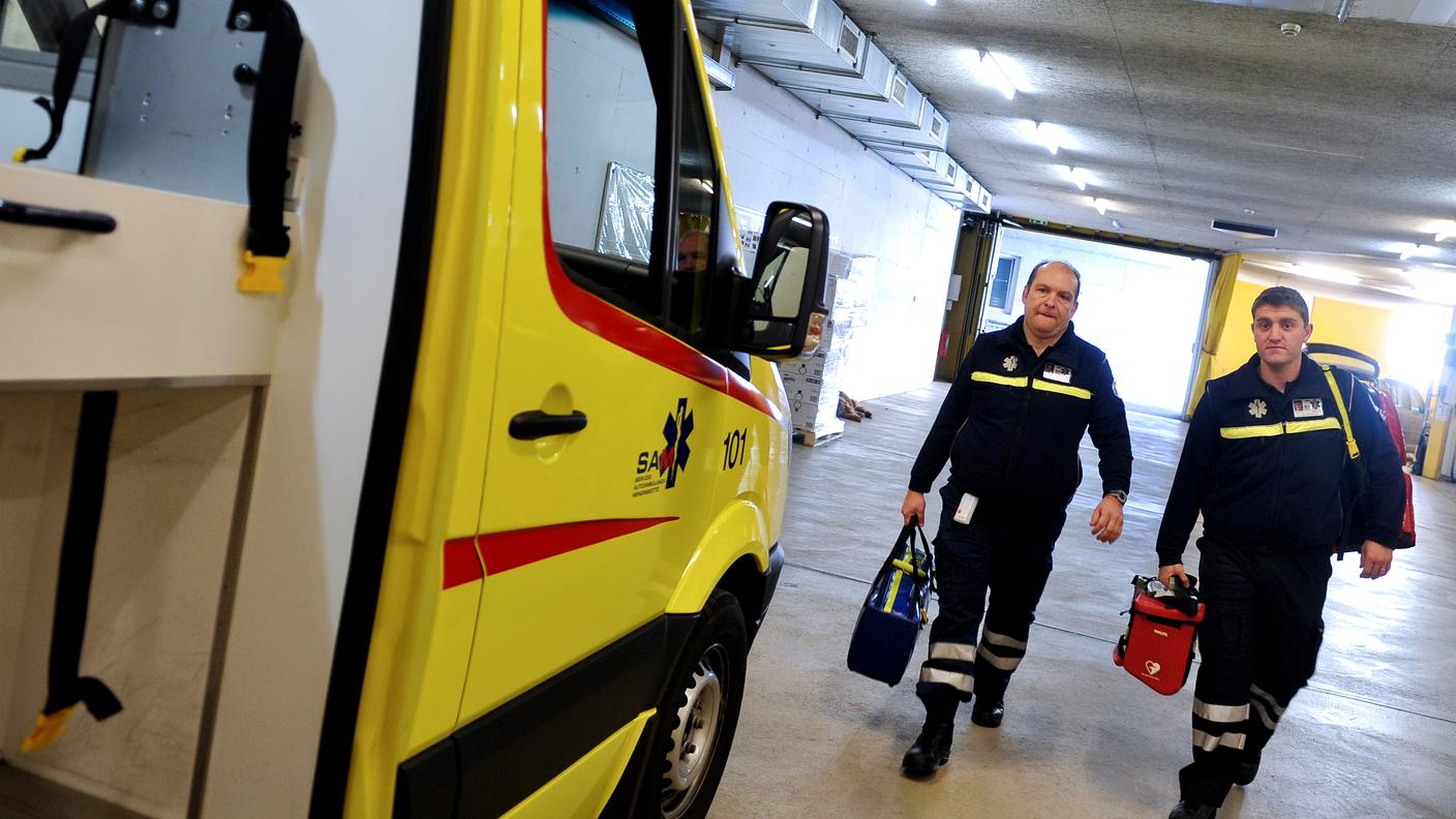 Intervenuti il SAM e i pompieri di Chiasso e Mendrisio