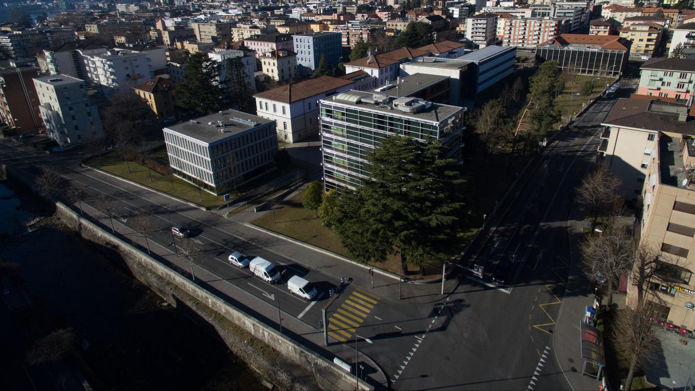 Una veduta di Lugano