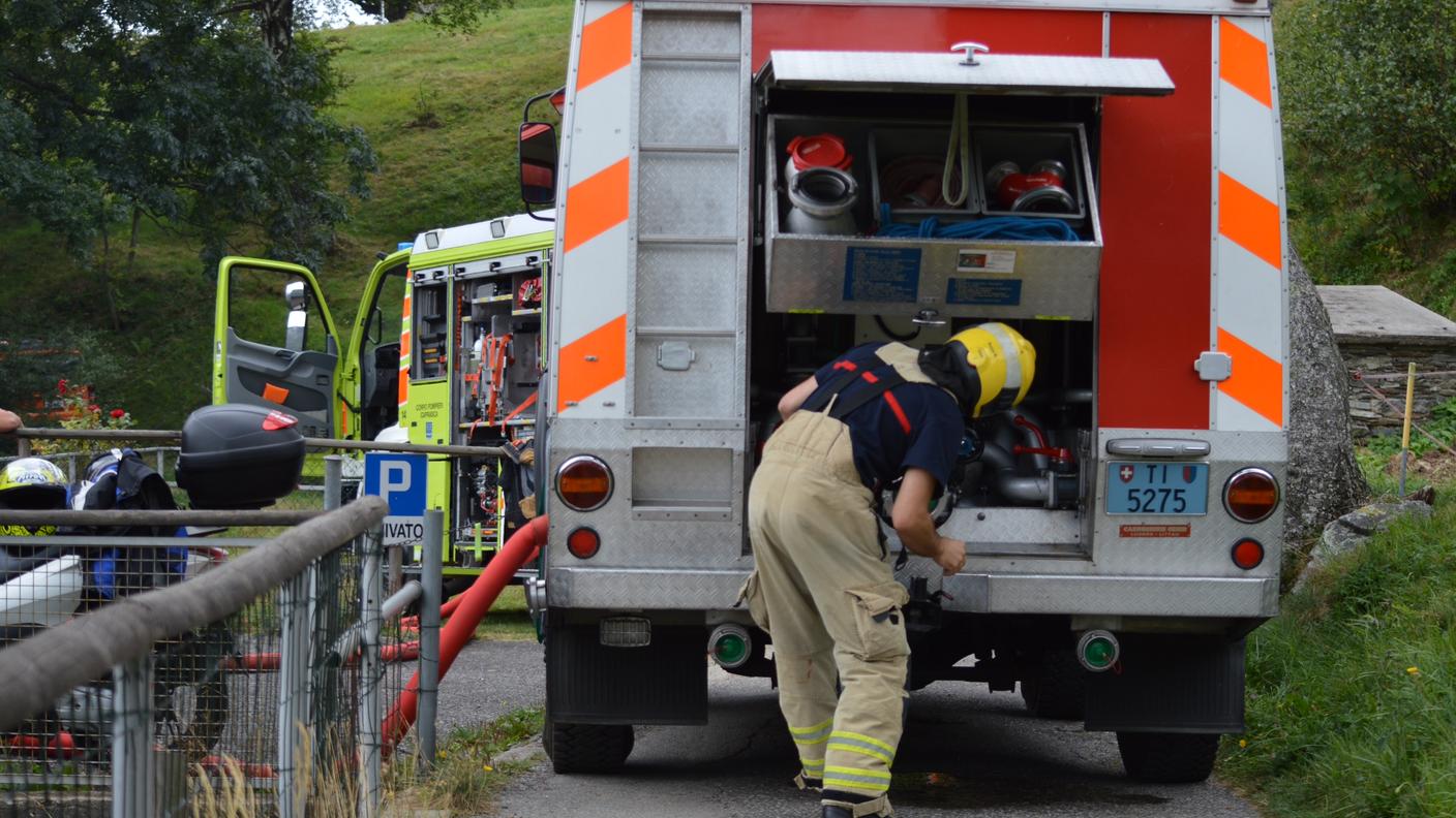 Le operazioni di soccorso e spegnimento