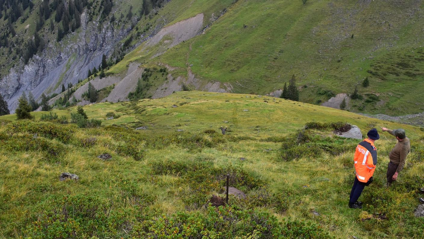 La zona in cui si è verificato l'incidente, domenica pomeriggio
