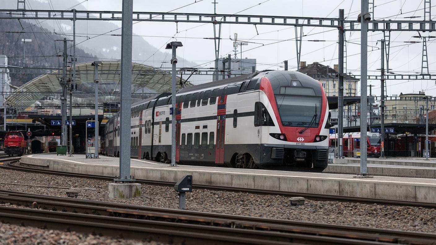 I due treni si sono urtati leggermente alla stazione ferroviaria di Coira