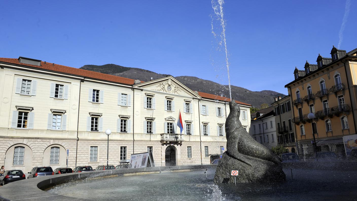 Il palazzo del Governo a Bellinzona