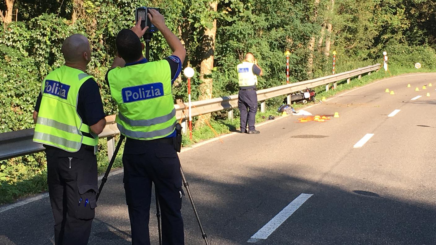 Rilievi sul luogo dell'incidente