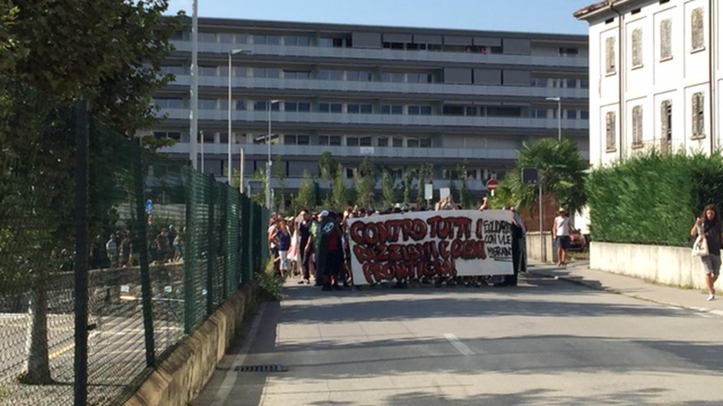 Manifestanti in piazza