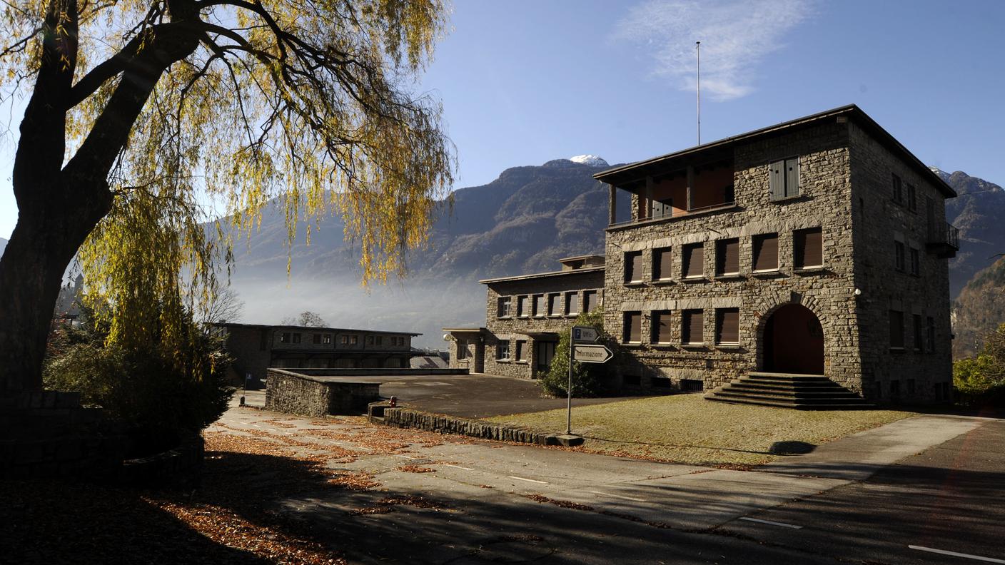 L'ex Arsenale Federale militare ora di proprietà del comune di Biasca