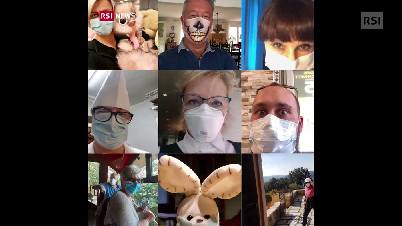 Su la maschera!