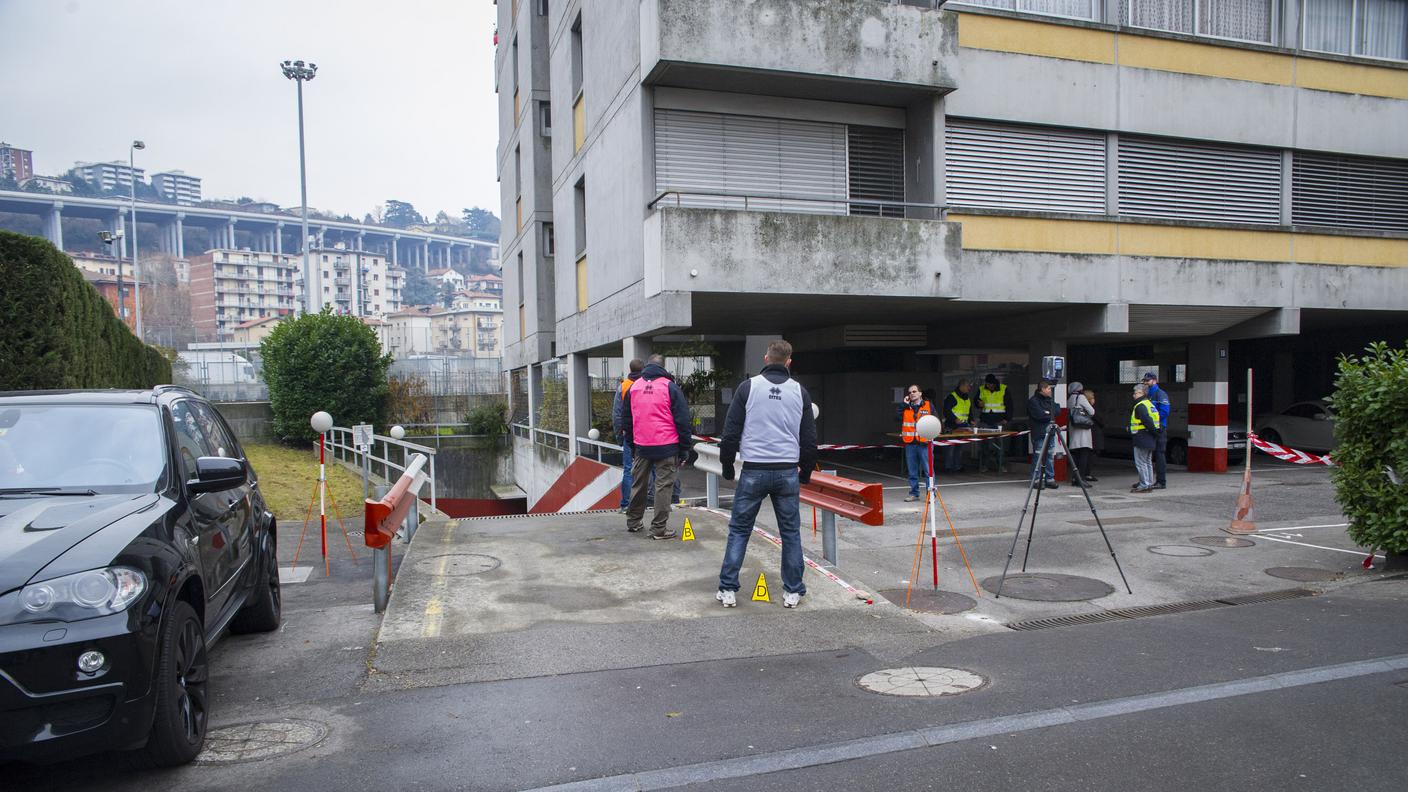 Il luogo del delitto a Chiasso