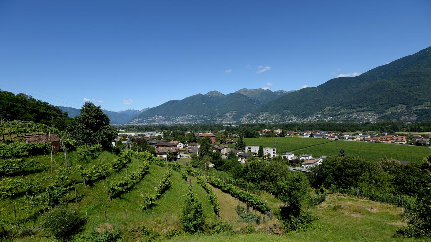 Una veduta panoramica della frazione del comune di Gambaragno