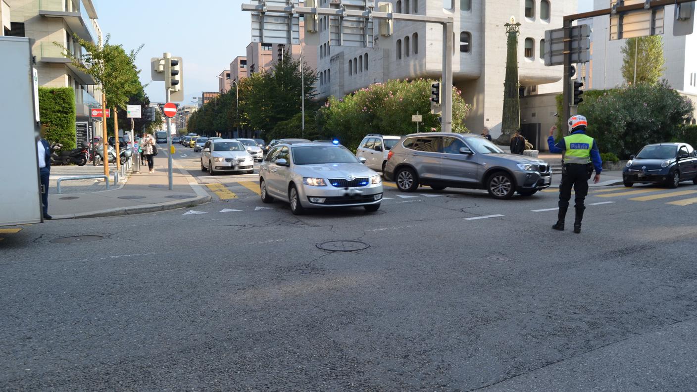Il centro città è rimasto chiuso al traffico per tutta la durata dell'operazione