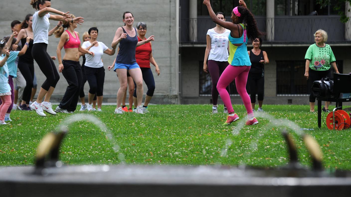 La palestra all'aperto amplierà le possibilità di fare fitness al Parco Ciani