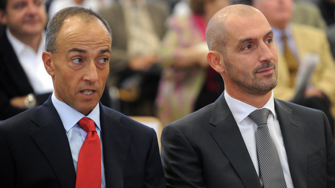 Morisoli (d) con l'attuale presidente, Rocco Cattaneo