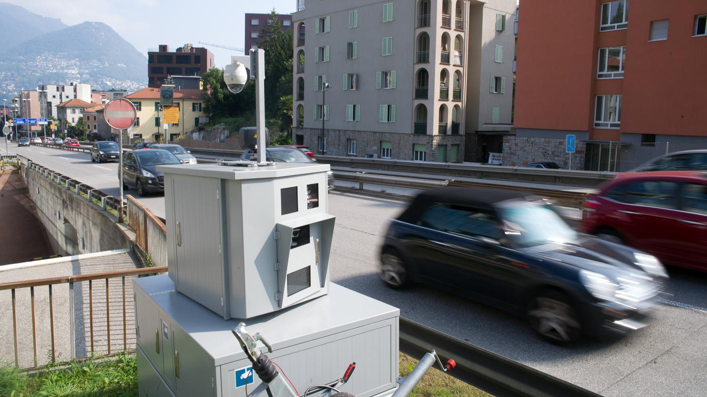 L'imbocco autostradale di Lugano sud