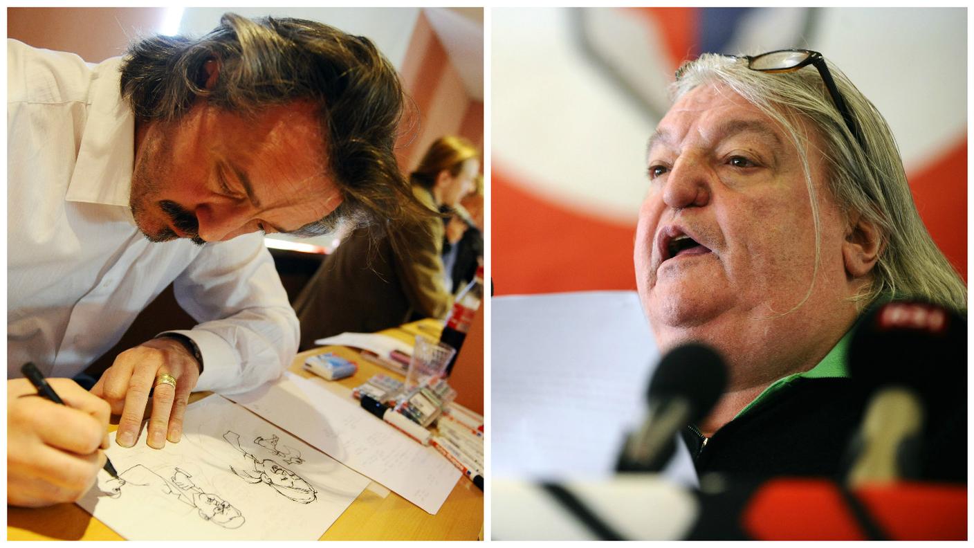 Corrado Mordasini e Giuliano Bignasca