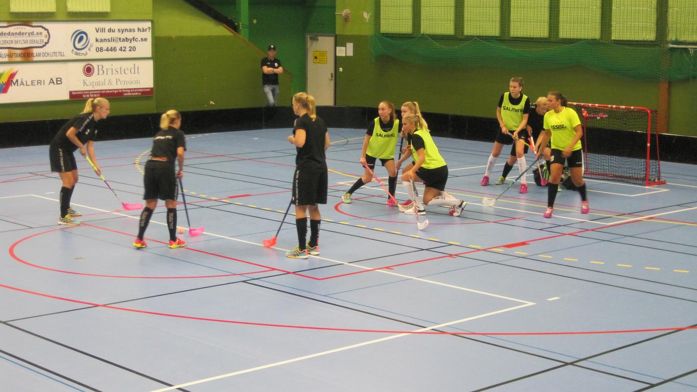 In allenamento con il Täby