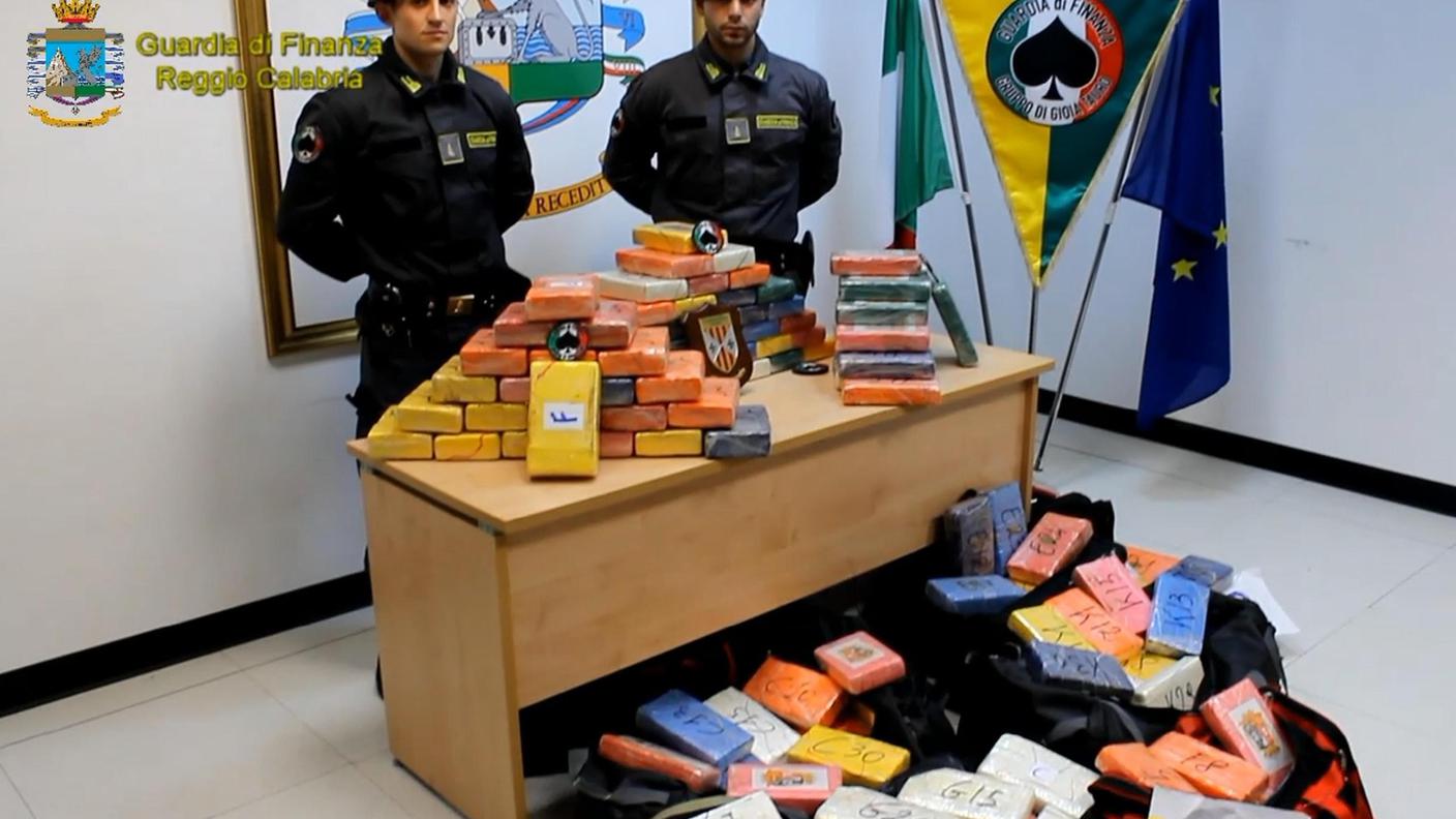 385 kg di cocaina sequestrati il 27 ottobre scorso nel porto di Gioia Tauro, Calabria