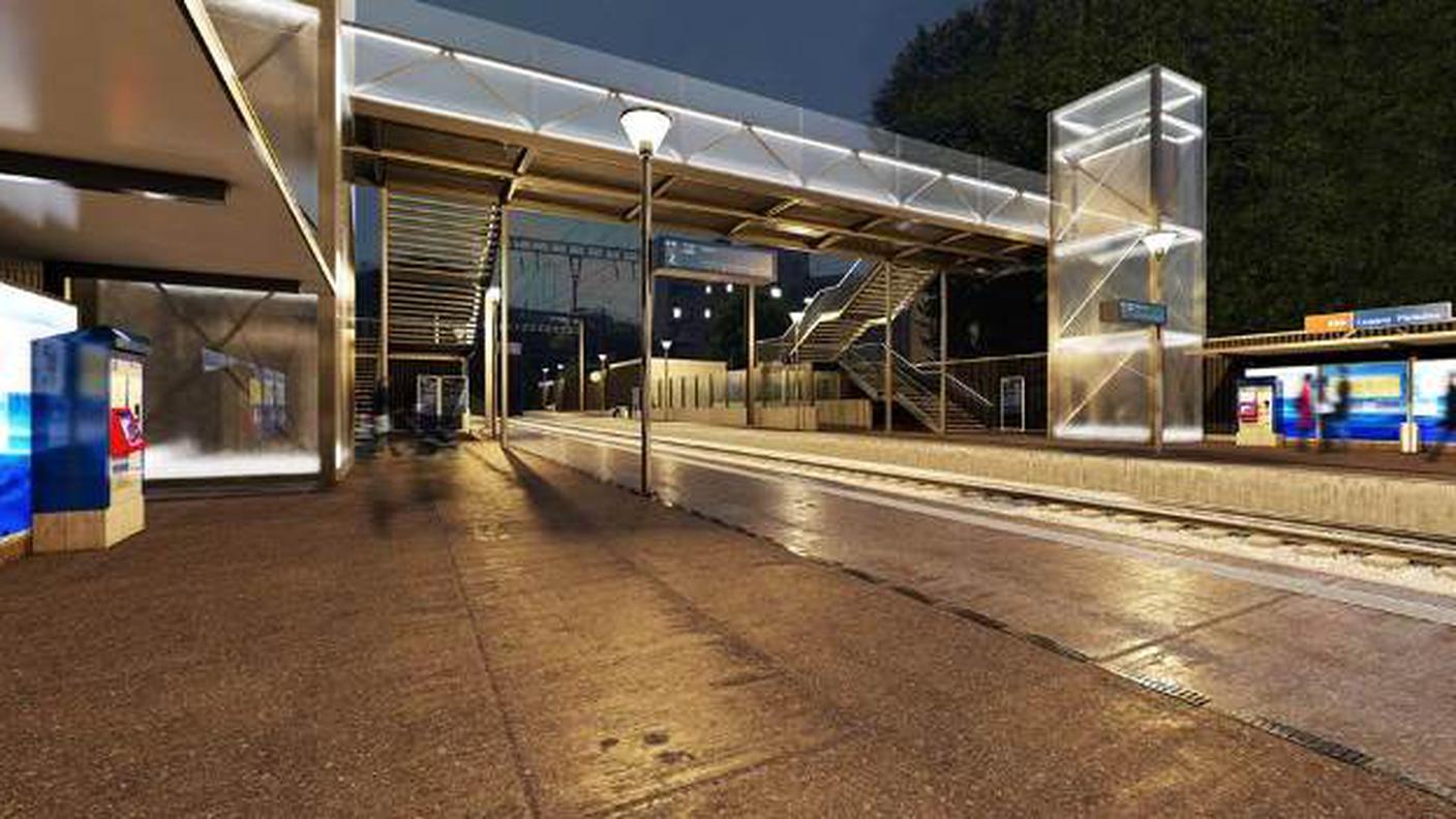 Ecco come diventerà la nuova stazione di Paradiso