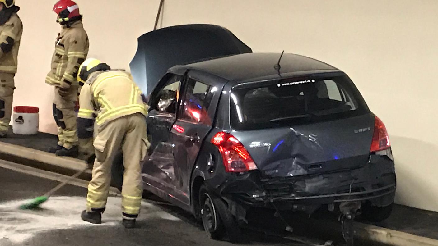 L'auto incidentata
