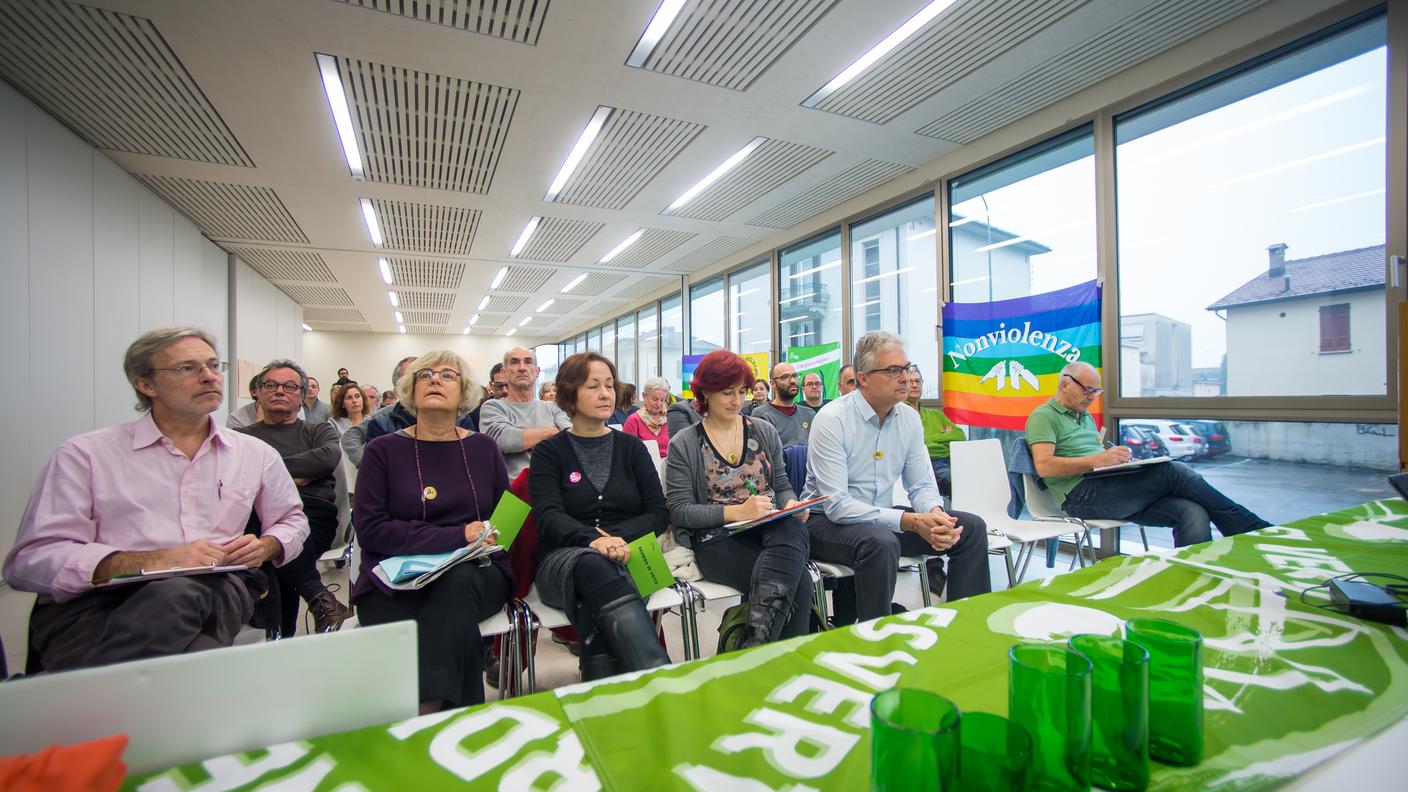 Un momento durante l'assemblea