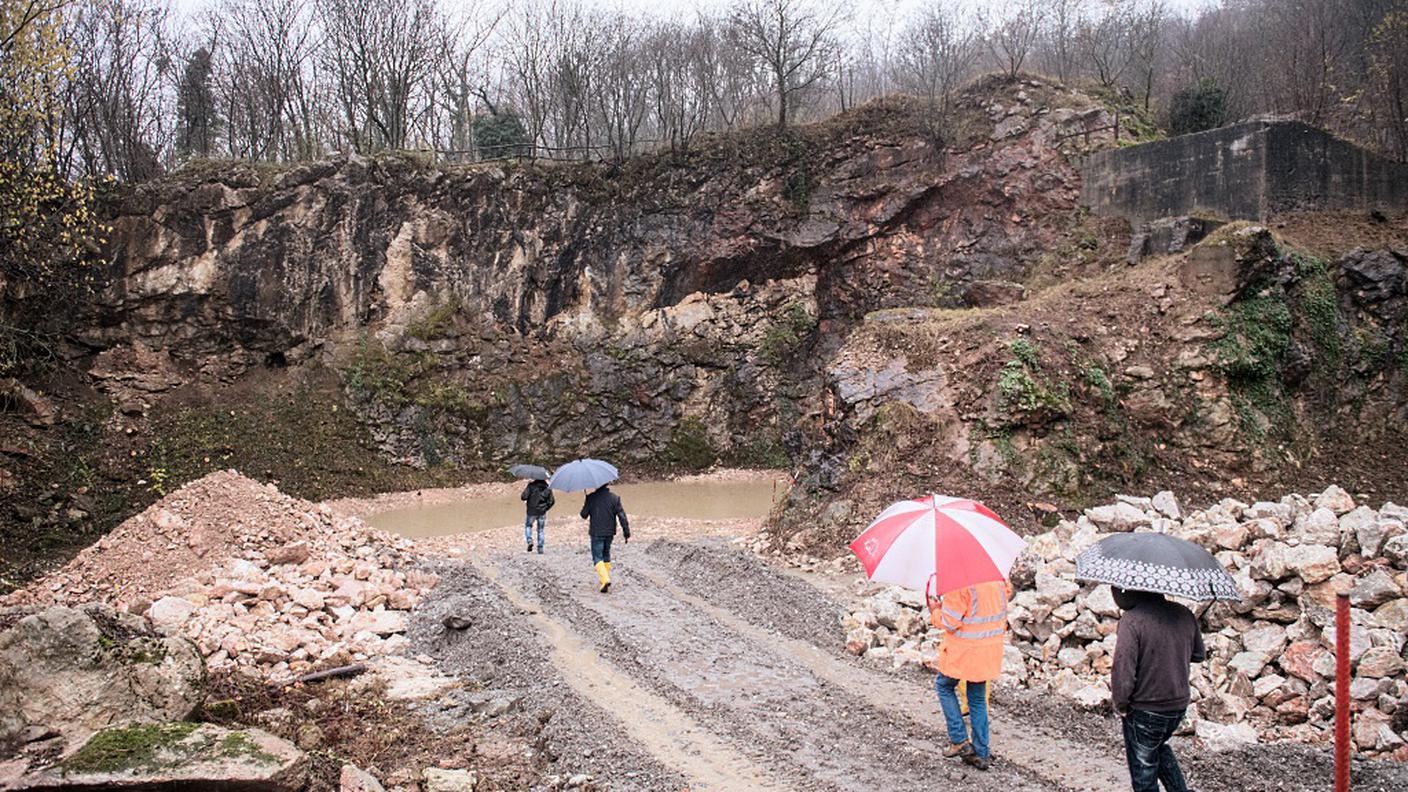 La zona delle cave che sarà riqualificata