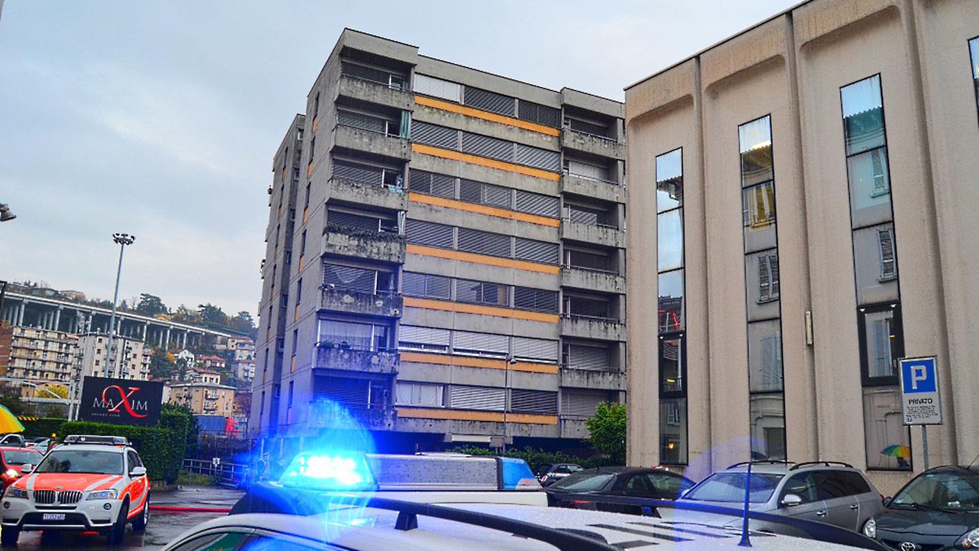 Incendio in via Odescalchi a Chiasso
