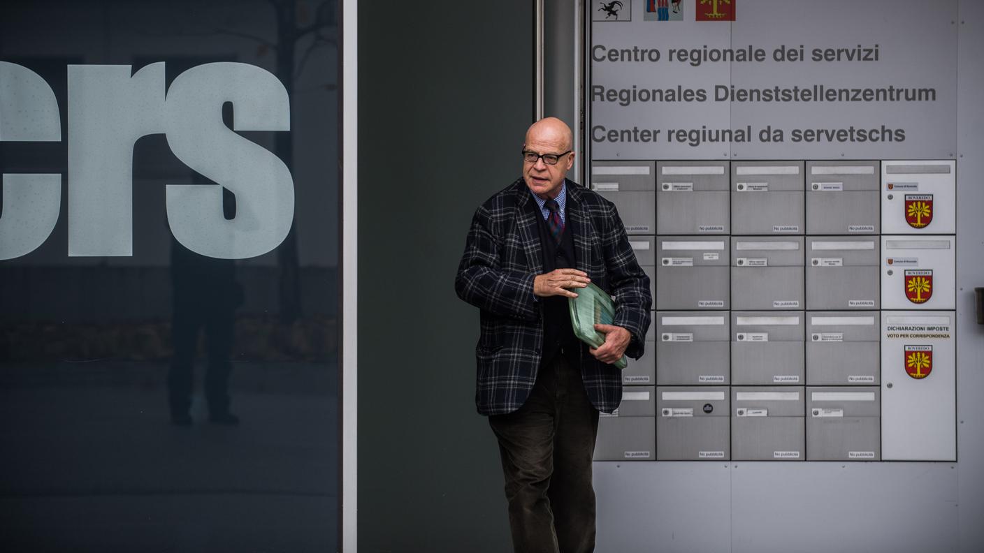 L'imprenditore all'uscita dal Tribunale