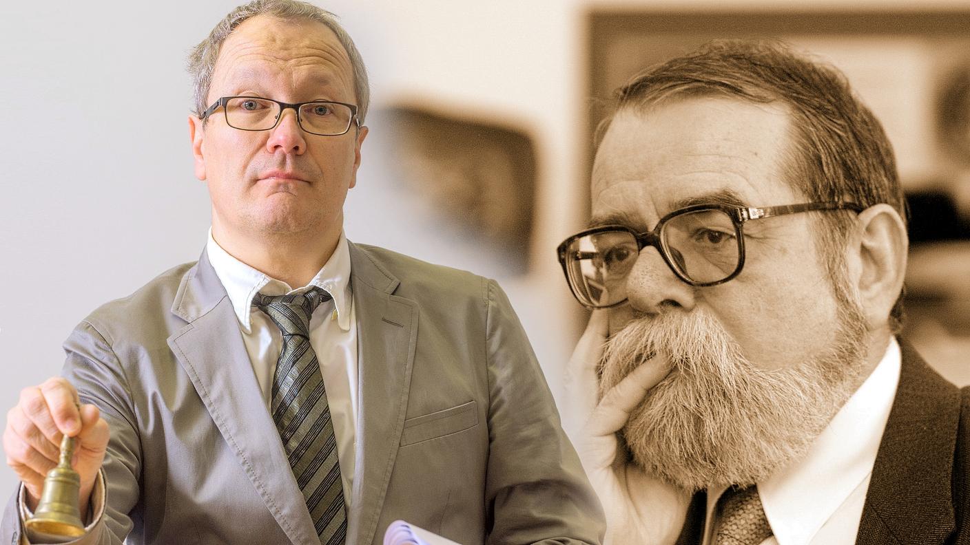 Mauro Ermani; a sinistra, Claudio Lepori, scomparso domenica (immagine d'archivio)