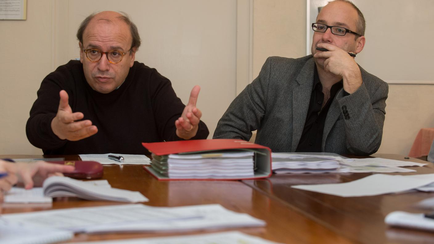 Giuseppe Sergi e Matteo Pronzini in conferenza stampa hanno illustrato il caso