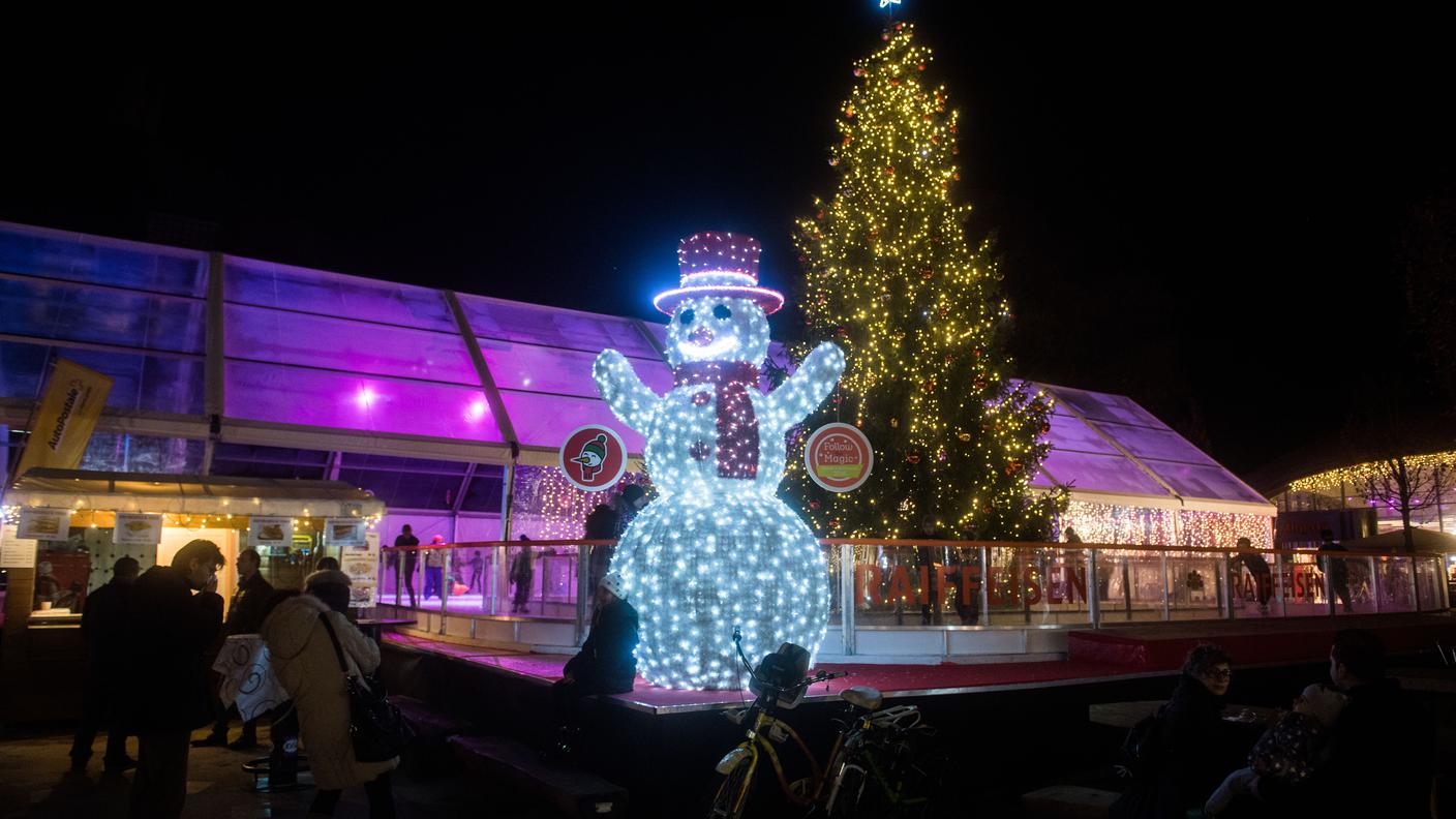 Il villaggio di Natale a Bellinzona