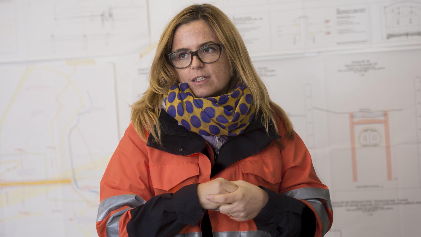 In quest'immagine d'archivio la portavoce delle FFS Roberta Trevisan