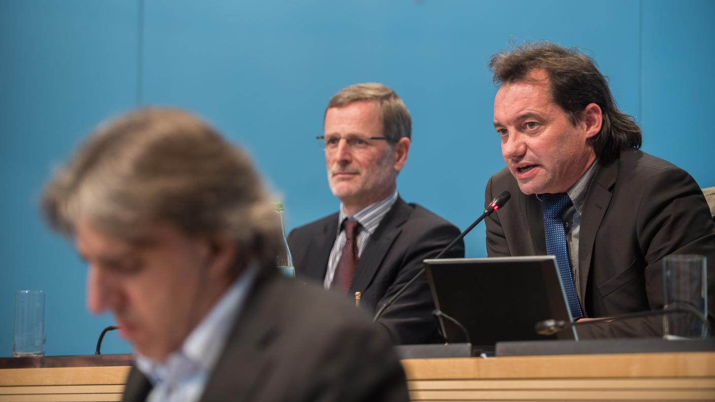 Il presidente del Parlamento, Fabio Badasci