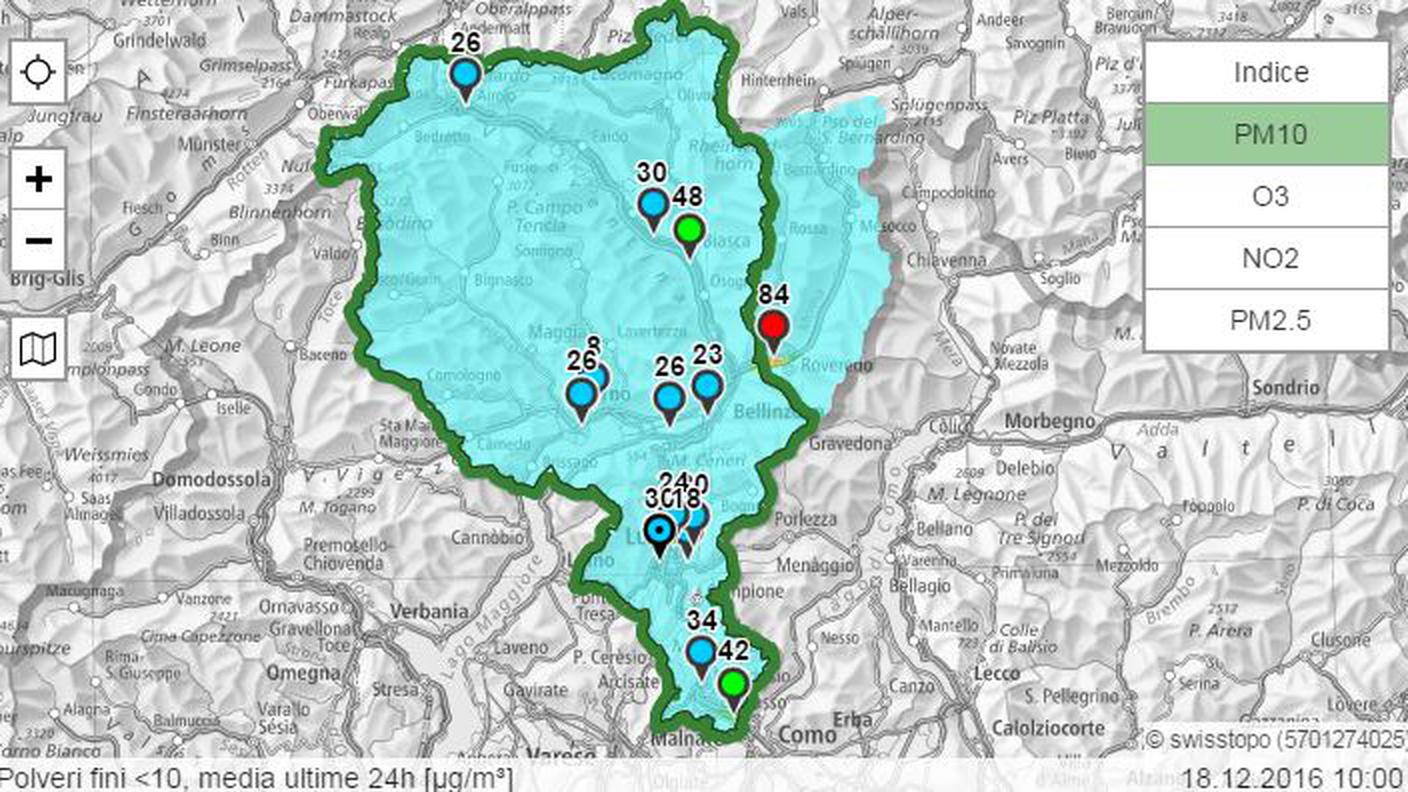 La situazione questa mattina in Ticino e Moesano