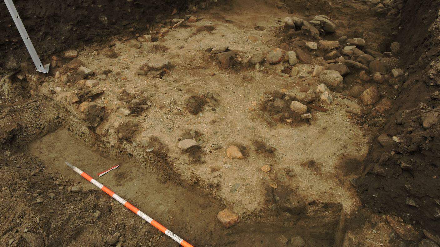 Un'immagine degli scavi aperti recentemente a Progero