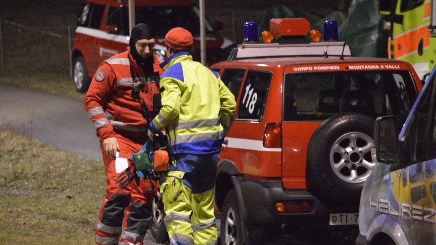 L'evacuazione della REGA a Chironico