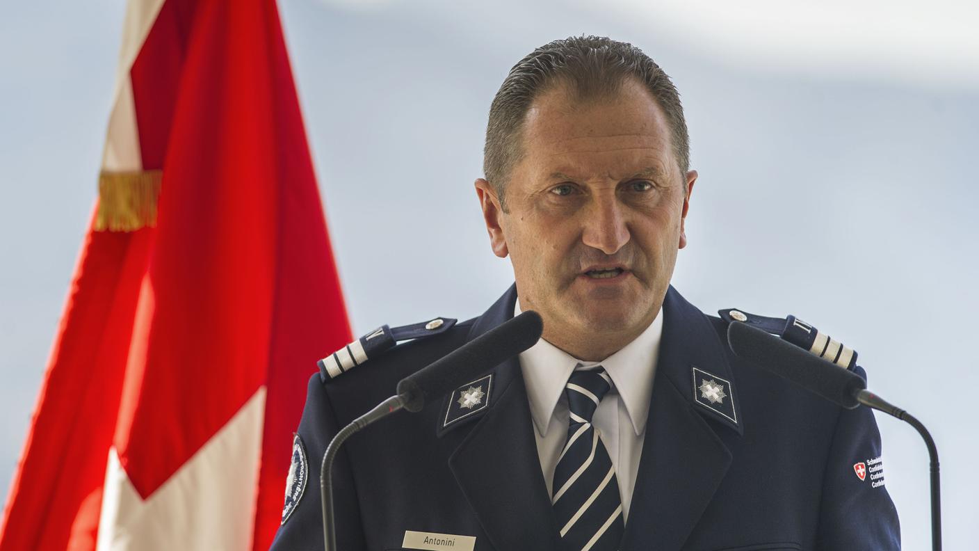 Mauro Antonini, comandante della regione IV delle guardie di confine 